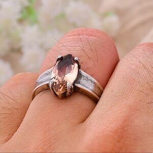 Citrine Sterling Silver Ring